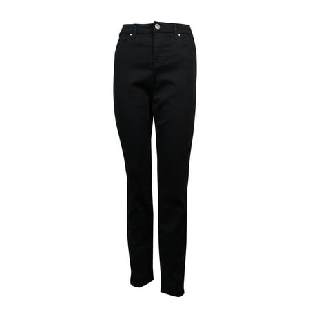 - Style & Co. Women's Embellished Back Pocket Mid Rise Pants (6, Black Rinse)