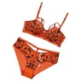 thumbnail image 1 of Conjunto de sujetador de talla grande para reunión Sexy francesa para mujer, pechos grandes ultrafinos, muestra una colección pequeña Fridja nalpqowj12439, 1 of 1