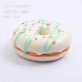 thumbnail image 3 of Artificial Donuts Model Simulation PU Dessert Bread Pastry Photography Props Early Education Slow Rebound Fake Food Party Hotel White, 3 of 9