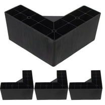 XIBUFE 4Pcs Plastic Furniture Feet Replacement L-Shaped Stable Support Legs for Furniture Set of 4
