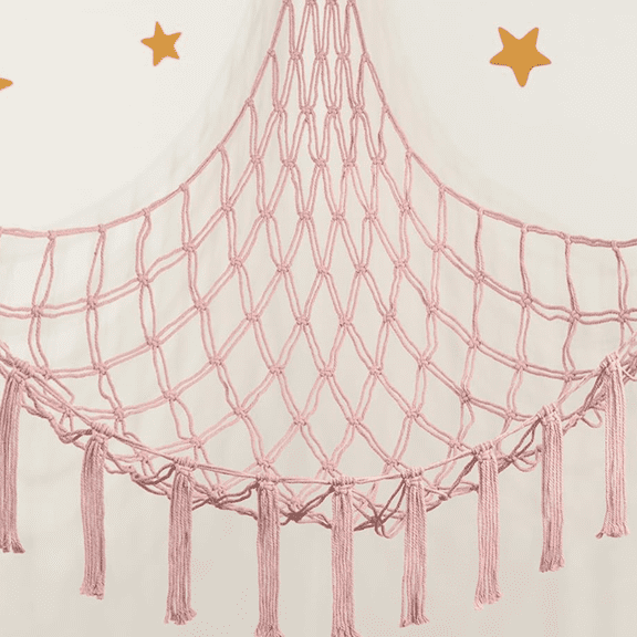 Stuffed Animal Storage Hammock or Net Corner - Large Toy Hammock Net for Stuffed Animals Room Decor - Cute Stuff Animal Organizer Plush Holder - Kids Baby Nursery Essentials Wall Bedroom Home Decor