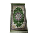 thumbnail image 3 of Luzkey Portable Muslim Prayer Rug Carpet Traditional Multipurpose Fast Drying Polyester for Bedroom Floral Patterns 65x120cm Folable Green, 3 of 8