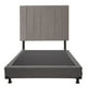 thumbnail image 2 of Box Base Cama Matrimonial + Cabecera Argos Gris Oscuro, 2 of 7