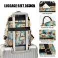 thumbnail image 4 of Sailing Ship Boat Map Mermaid Travel Laptop Backpack Casual Daypack Lightweight Bookbag Compartment for Business, 4 of 7
