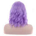 thumbnail image 4 of RightOn 14 Inches Light Purple Wig With Bangs Short Curly Wig for Women Daily Use, 4 of 4