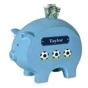 My Bambino Asymmetrical Pig Piggy Banks & Money Jars White/Blue