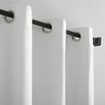 thumbnail image 4 of Sun Zero Cyrus Thermal 100% Blackout Grommet Curtain Panel, 40"X84", White, 4 of 11