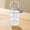 213, variant on Stainless Steel Best Friend Keychain Engraved Not Sisters By Blood For Women