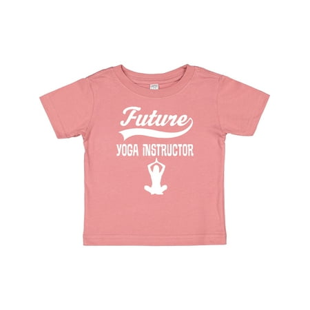 

Inktastic Future Yoga Instructor Fitness Teacher Gift Baby Girl T-Shirt