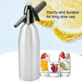 Soda Water Bottle 1L Portable Soda Syphon Bottle Soda Maker with