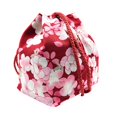 thumbnail image 4 of kurtrusly Sac à Cordon Japonais Pièce Nourriture Vin Cerise Rouge 14x12x16cm 5ensemble, 4 of 6