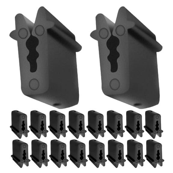 Zehuanyu 100 Pcs Greenhouse Plastic Clips Sun Shading Net Clips Long-Lasting Garden Fixing Clamps Reusable Greenhouse Film Covering Clips