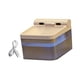 thumbnail image 3 of Fuente de agua para mascotas, dispensador automático de agua para gatos, 4L, con sensores de movimiento, bomba silenciosa en el interior, para perros beige, 3 of 10