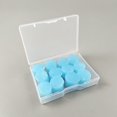 thumbnail image 1 of Tapones para los oídos de silicona reutilizables, tapones para los oídos impermeables con cancelación de ruido para dormir, disparar, aviones, conciertos y cortar el césped, 1 of 5
