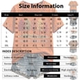 thumbnail image 3 of Women Fall Thanksgiving Autumn Tree Graphic T-Shirt Crew Neck Short Sleeve Casual Loose Holiday Tee Top Beige 2XL, 3 of 4
