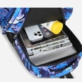 thumbnail image 3 of 18 In Waterproof Camouflage Backpack,Camo Tactical Boys Girls Bookbag For Hiking Climbing Camping Outdoor Travel-Blue, 3 of 8
