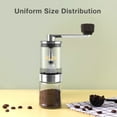 thumbnail image 5 of Vucchini Manual Coffee Grinder with Ceramic Burr - 6 Adjustable Settings - Portable Hand Coffee Bean Mill - Silver, 5 of 9