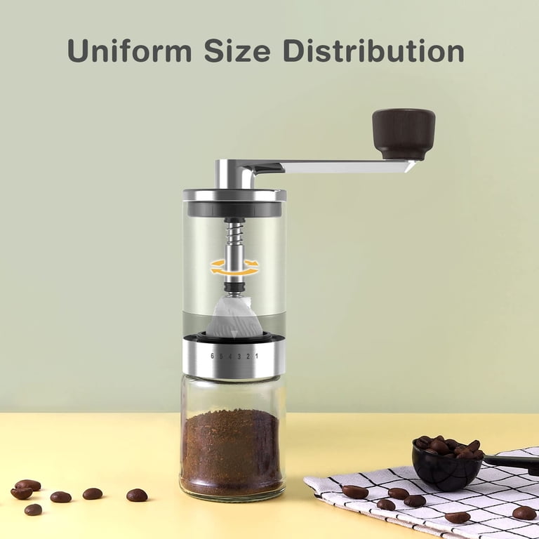 Vucchini Manual Coffee Grinder with Ceramic Burr - 6  display picture 1