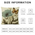 thumbnail image 5 of Nawypu   Floral Decorative Throw Pillow Covers Plant Pillow Covers  Lotus Leaf Square Pillowcase Flower Outdoor Sofa Bedding Car and Home Decor Pillow Cushion Covers, 5 of 5
