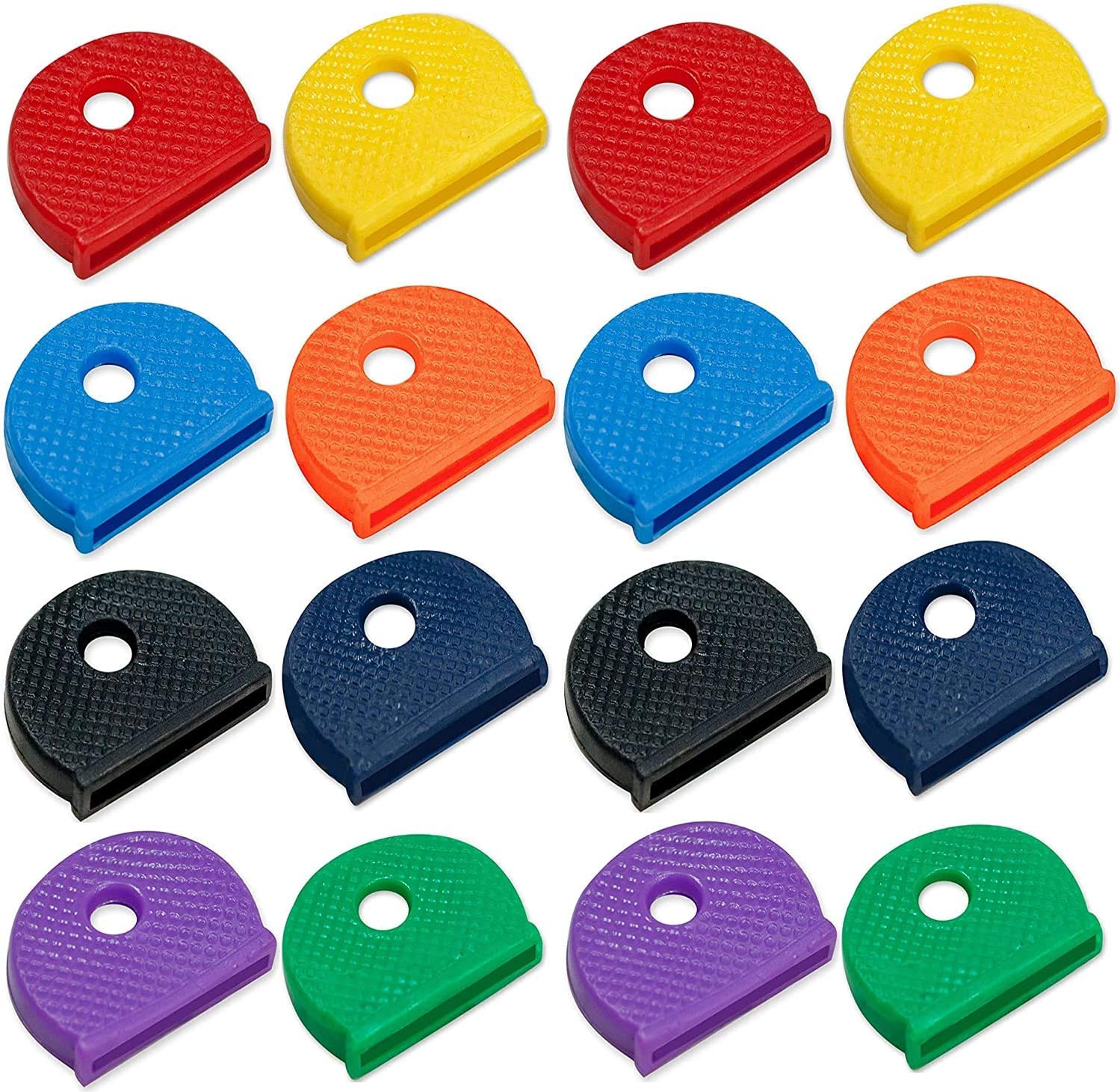 Medium Key Identifier Caps, Standard Size, Assorted Colors, 200 Pack ...