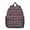 Geometric Triangle Purple, variant on Geometric Square Black Pattern Backpack for School, Cute School Bag with Adjustable Shoulder Straps and Padded Back, 13.8"x11.4"x6"