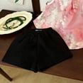 thumbnail image 4 of Toddler Girls Summer Outfits Floral Print Sleeveless Tank Tops Solid Color Shorts Casual 2 Piece Clothing Set White, 4 of 5