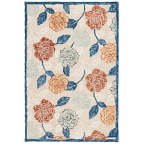 SAFAVIEH Blossom Franklyn Floral Area Rug, Beige/Red, 8' x 10'