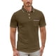 thumbnail image 1 of Camisa de manga corta entallada para hombre: con cuello, poliéster, primavera/verano, pantalones/pantalones cortos a juego, tallas S-XXL (busto 104-123 cm), 1 of 5
