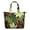 Aloha, variant on Palm Leaf Travel Bag Hawaiian Floral Weekender Duffel with Tropical Leaf, Aloha Inspired Botanical Jungle Pattern, Leafy Overnight Tote for Beach Vacation