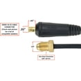 thumbnail image 2 of 17FV Series - 150 Amp - Air Cooled - Flexible Head TIG Torch with Valve - 25 feet 2-Piece Cable - Dinse 10-25 Connector, 2 of 6