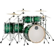 Mapex Mapex Armory Series Exotic Studioease 6-Piece Shell Pack With Deep Toms and 22" Bass Drum Emerald Burst