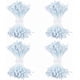 thumbnail image 1 of 1600 estambres florales de doble cabeza, estambres de flores perlados, hechos a mano, pistilo azul cielo claro, flores artificiales, polen floral perlado., 1 of 9