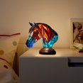 thumbnail image 1 of Lámpara de mesa retro de resina, lámpara de mesa de animales, serie León, delfín, lobo, adorno para el hogar, 1 of 6