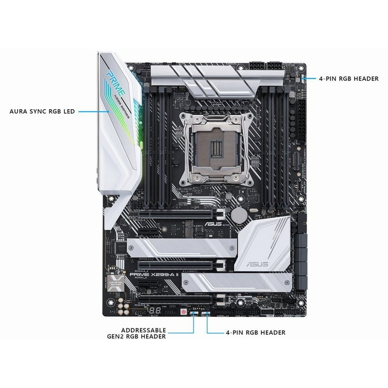 ASUS Prime X299-A II LGA 2066 Intel X299 SATA 6Gb/s CPU