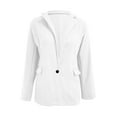 thumbnail image 3 of Vedolay Jackets for Women Suit Jackets for Women Blazers for Work Casual Open Front Long Sleeve Work Office Jackets,White S, 3 of 5