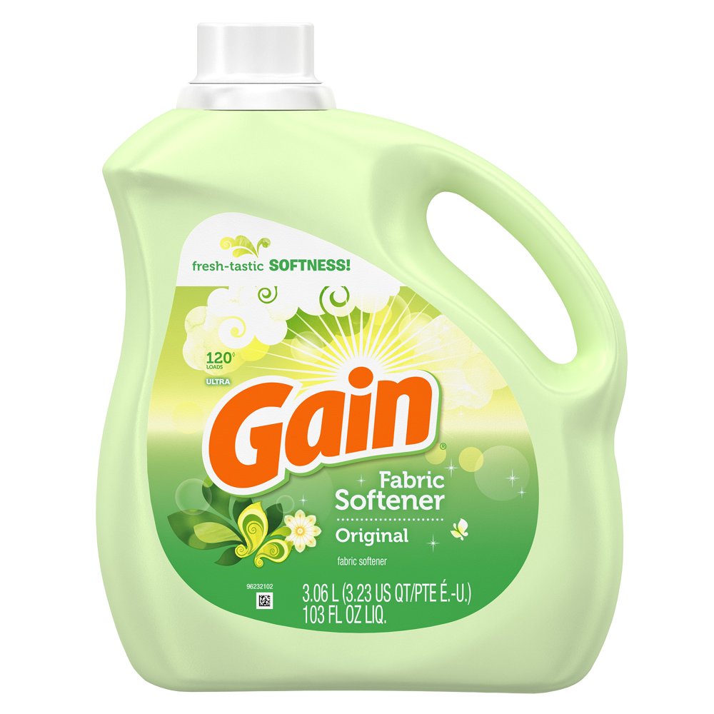 Gain Liquid Fabric Softener, Original Scent, 120 loads, 103 oz
