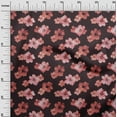 thumbnail image 3 of oneOone Cotton Cambric Maroon Fabric Floral & Dress Material Fabric Print Fabric By The Yard 42 Inch Wide, 3 of 6