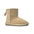 thumbnail image 3 of REDVOLUTION Kids Boots Toddler Girls Cute PomPom Snow Boot (460 sand, numeric_11), 3 of 4