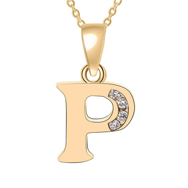 Xihbxyly Collar con Colgante de Cadena con 26 Letras y Nombre En Inglés para Mujer