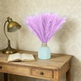thumbnail image 4 of Tallos de hierba de la Pampa artificialmente secos: decoración de lavanda artificial y esponjosa para arreglos florales de estilo bohemio, ideales para rellenar jarrones en bodas o cualquier o, 4 of 6