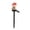 B005- Red, variant on Outdoor Solar Light, Solar Garden Decorations, Landscape Lights Outdoor Waterproof, Garden Decor for Outside, Light Blue Resin Mushroom House Fairy House Stake Light, Waterproof