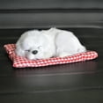 thumbnail image 6 of rygai Cute Simulation Sleeping Puppy Dog Doll Toy with Sound Kid Toy Decoration Gift,White, 6 of 8