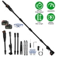 thumbnail image 2 of 6in Cordless Pole Saw 3.8FT‑7.4FT Extendable Electric Pole Chainsaw 775W 35FT/S Speed 2×1.5Ah Batteries & Charger Included for Tree Pruning Trimming, 2 of 13