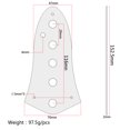 thumbnail image 3 of Placa de control de Guitarra Baja Sunnimix Cromo Jazz, 3 of 5
