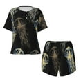 thumbnail image 4 of Lsque Jellyfish Women's Short-Sleeved Pajama Set - 2 Piece Soft and Lightweight Sleepwear Set-XX-Large, 4 of 9