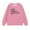 Pink, variant on Kids Long Sleeve Ruffles Candy Color Tops T Shirts Long Sleeve Hooded Blouse Girls Crewneck Oversized Sweatshirt Kids Fashion Long Sleeve Pullover Tops 1-12 Years Pinks 11-12 Years