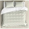 thumbnail image 1 of Neutral Color Duvet Cover Set King Size, Interpretation of Diagonal Elements Graphic Pieces Strips in Monochrome, Decorative 3 Piece Bedding Set with 2 Pillow Shams, Dust and Coconut, by Ambesonne, 1 of 3