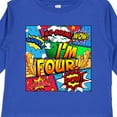 thumbnail image 4 of Inktastic I'm Four Comic Book Boys or Girls Long Sleeve Toddler T-Shirt, 4 of 5