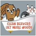 thumbnail image 3 of Clean Beavers Get More Wood Bowling T-Shirt Ladies V-Neck Anvil 392 Medium, 3 of 3