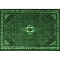 thumbnail image 1 of Ahgly Company Indoor Rectangle Persian Emerald Green Traditional Area Rugs, 8' x 12', 1 of 4